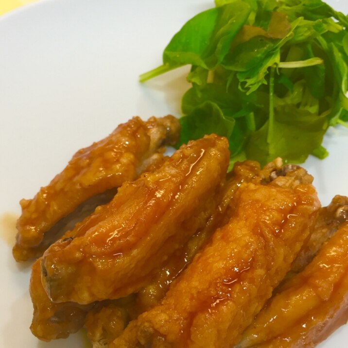 子供も大好き 手羽中の唐揚げ ケチャップソース和え レシピ 作り方 By もっちもっち7 楽天レシピ